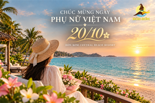 20/10 tại Hòn Rơm Central Beach Resort: Khi biển xanh gửi lời tri ân đến những người phụ nữ